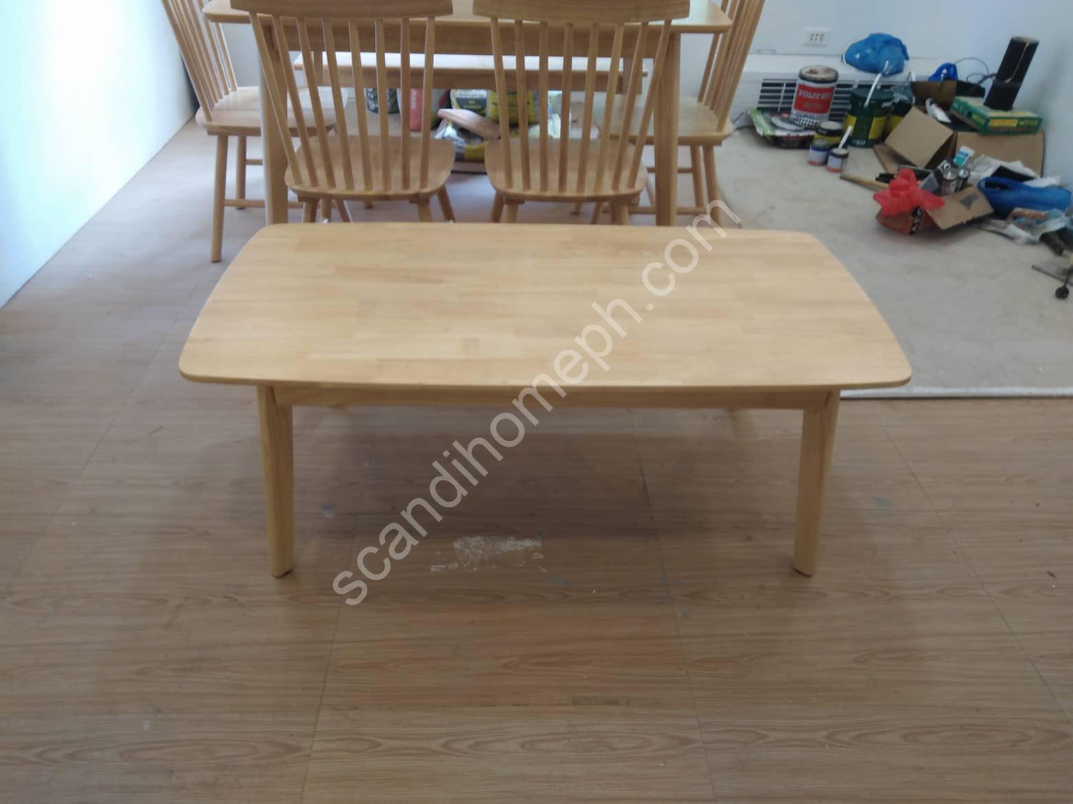 muji coffee table natural