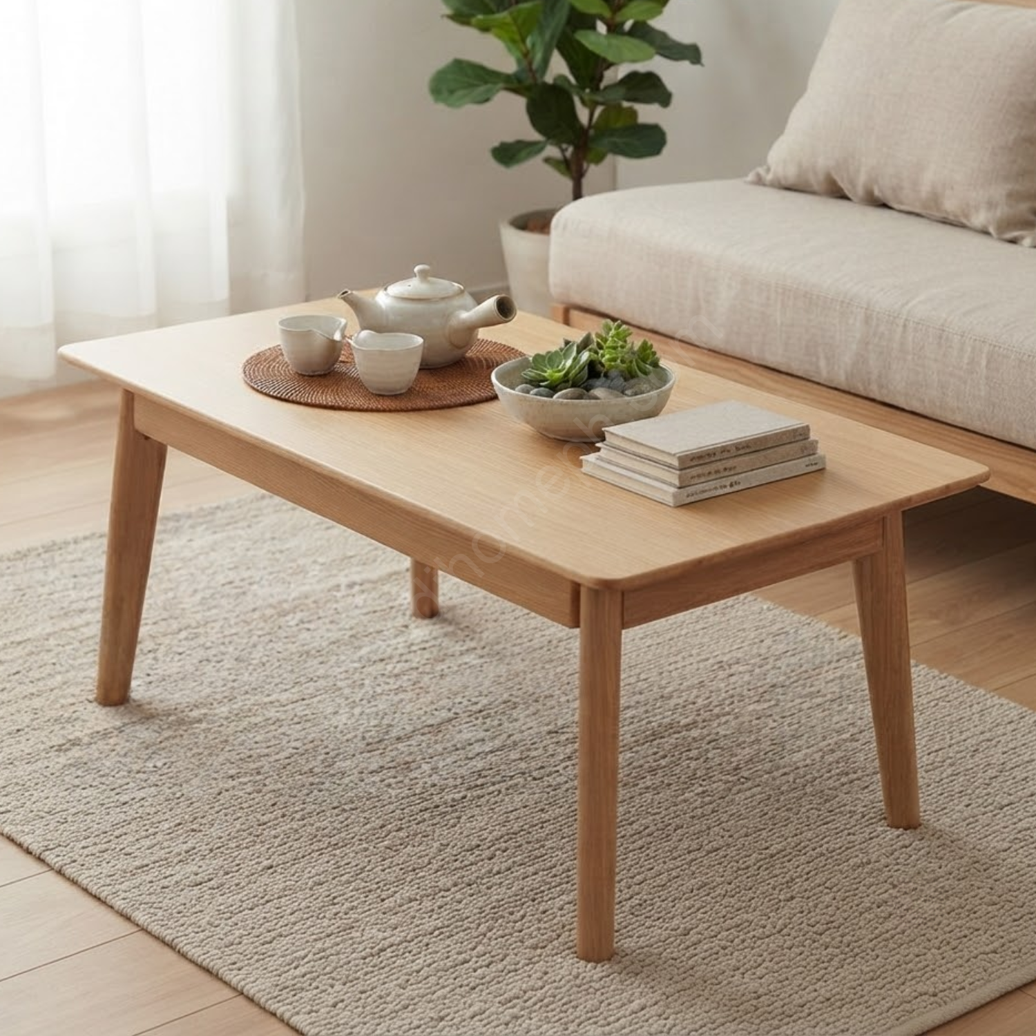 Muji Coffee Table Natural