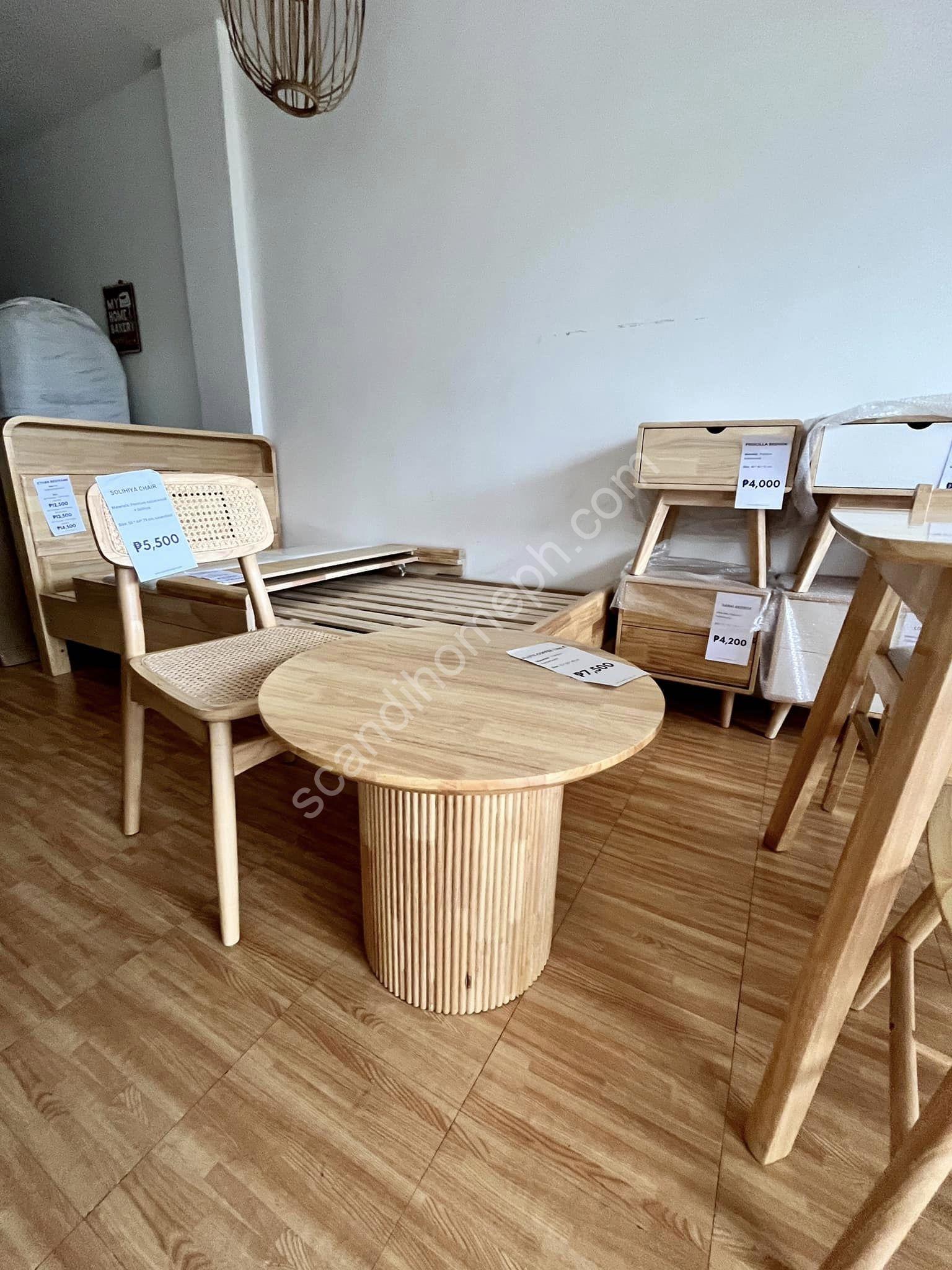 fluted coffee table