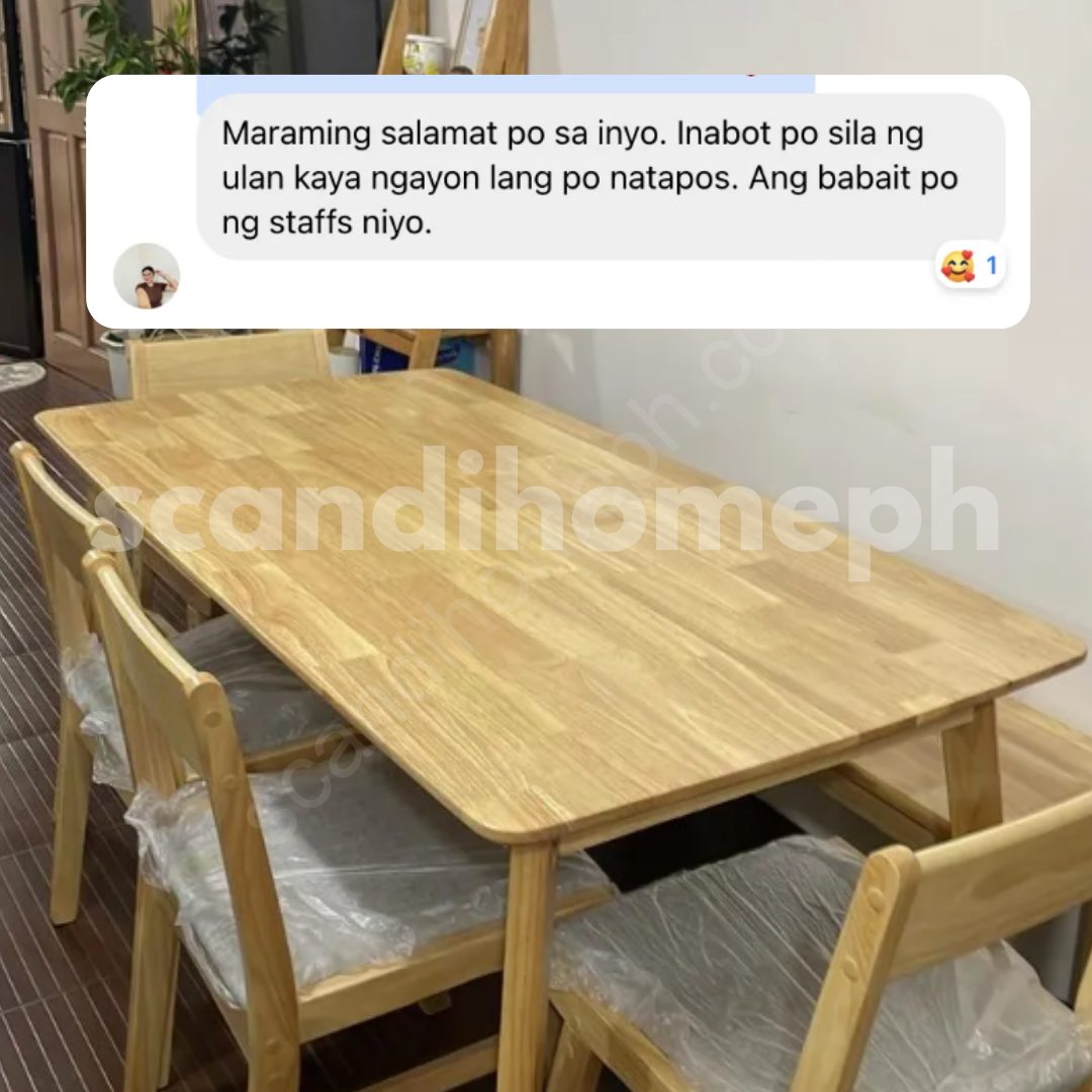 Scandi Home Client Review Bon 6 Seater Dining Set
