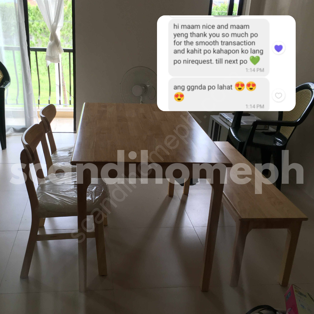 Scandi Home Client Review Bon 4 Seater Dining Set