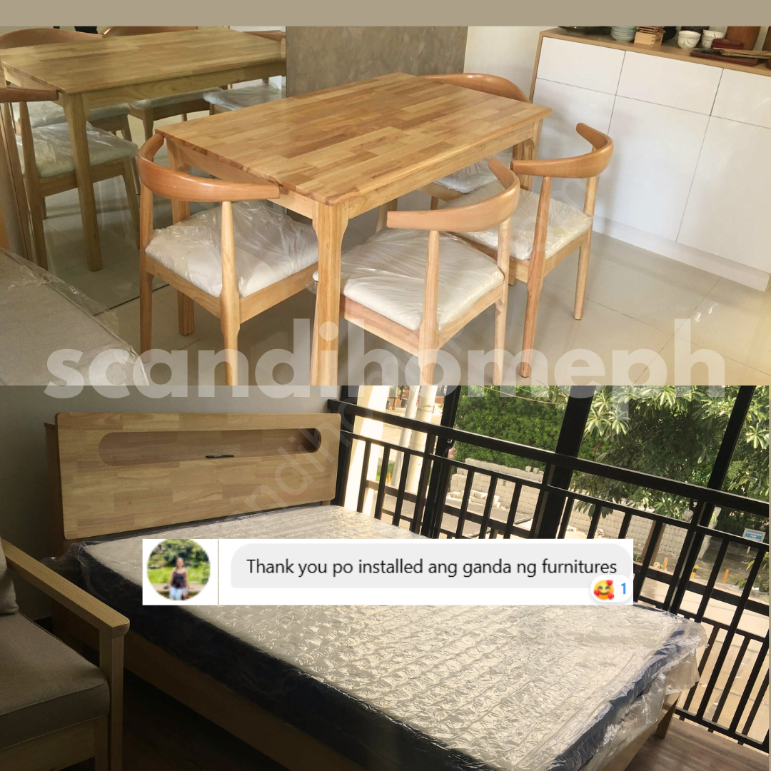 Scandi Home Client Review Chochin 4 Seater Dining Set
