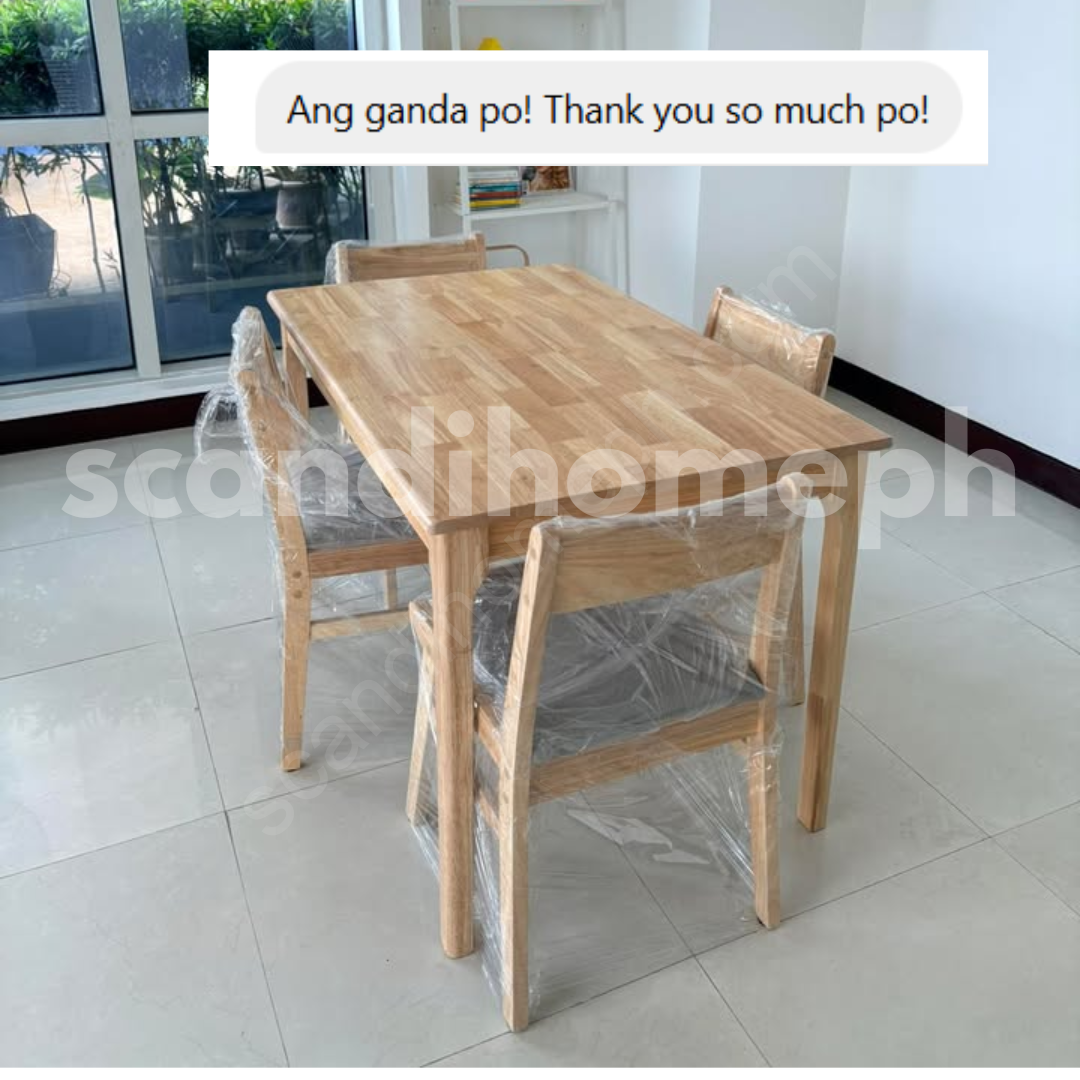 Scandi Home Client Review Chochin 4 Seater Dining Set