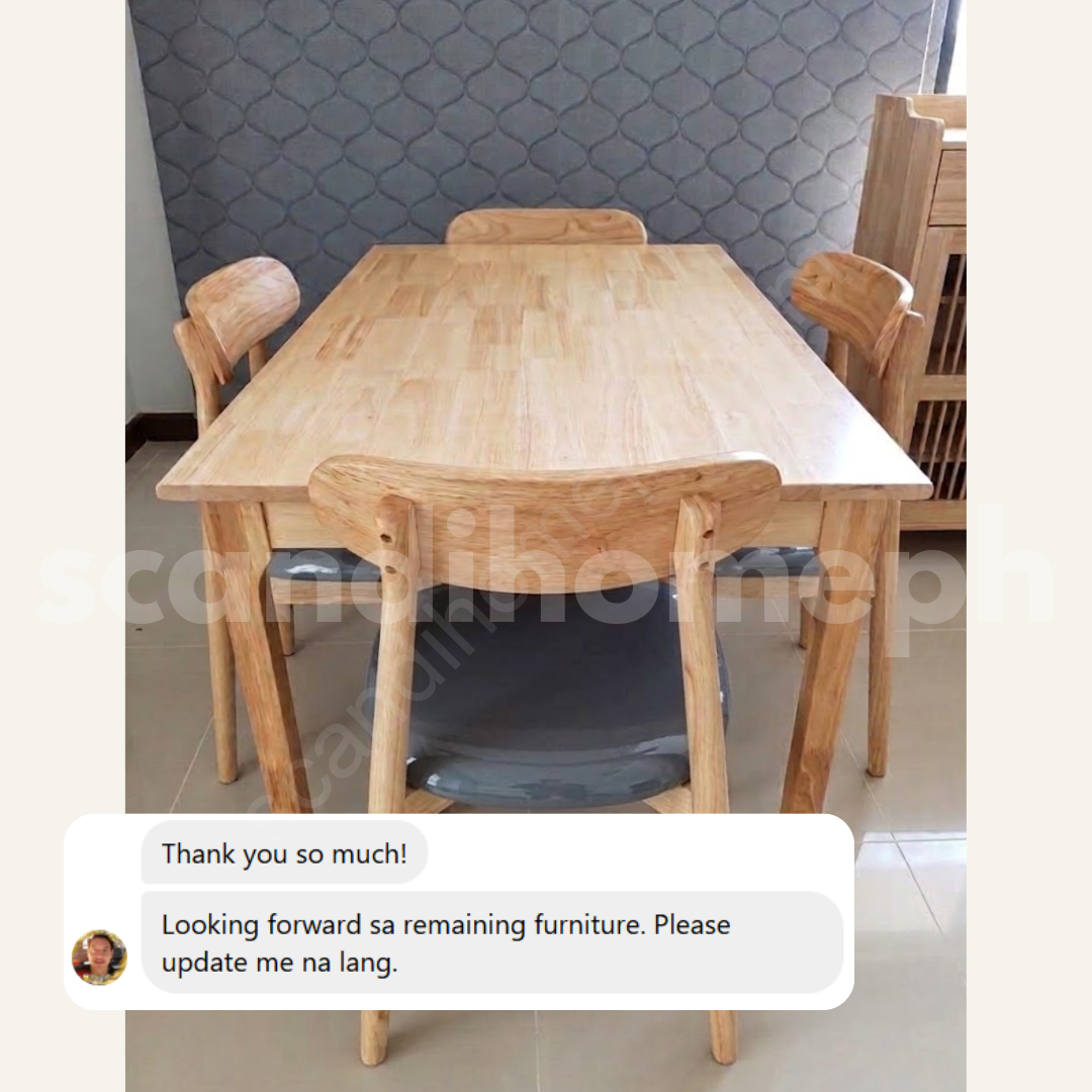 Scandi Home Client Review Chochin 4 Seater Dining Set